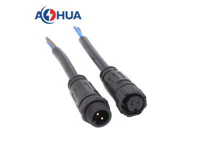 2 3 4 Pin Outdoor Power Cable M12 LED Waterproof Connectors