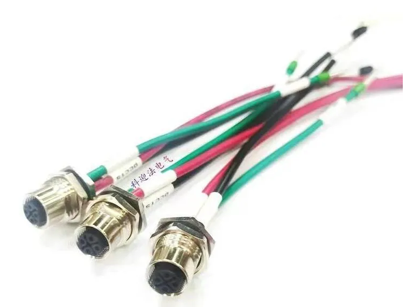 4 Pin M12 Female Socket Connector
