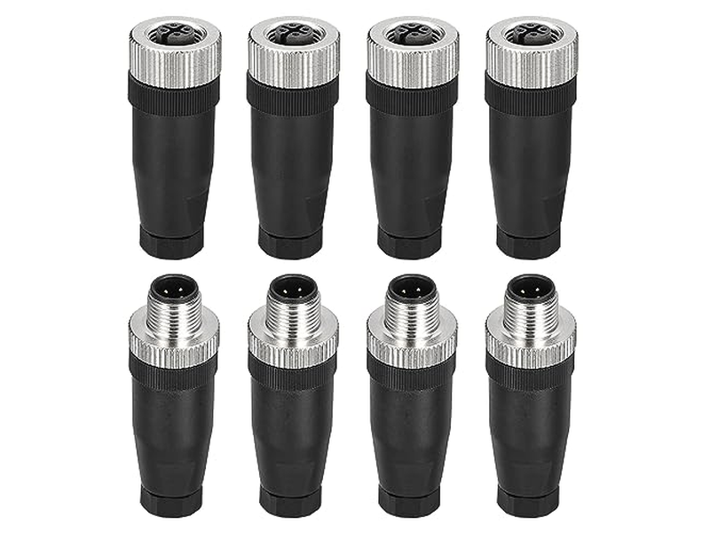 4 Pin M12 Male & Female Aviation Wire Connector