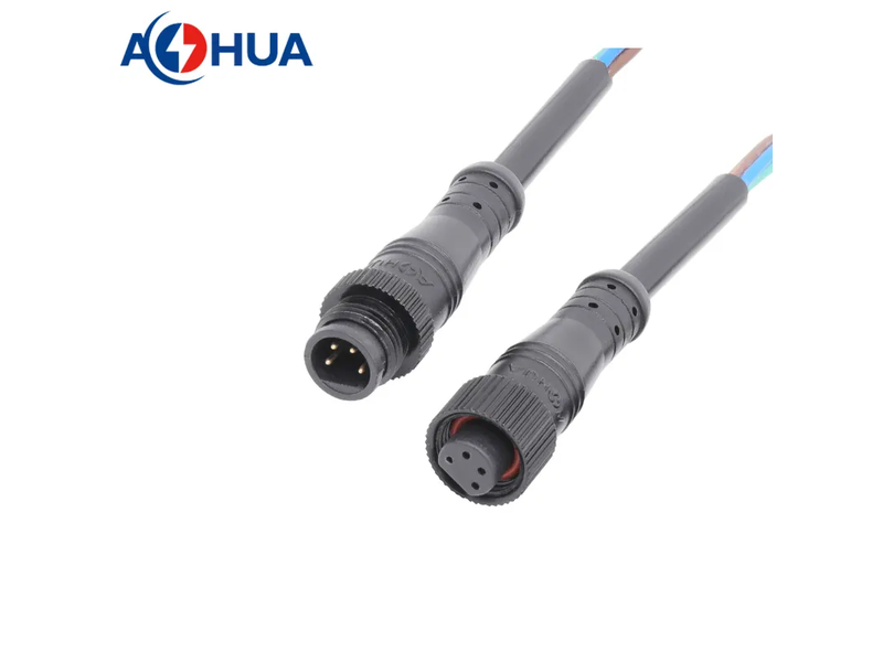 Ahua M12 Metal Male Female Waterproof Power Battery 4 Pin Connector