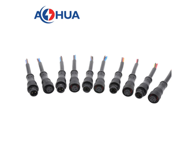 Ahua M12 Metal Male Female Waterproof Power Battery 4 Pin Connector
