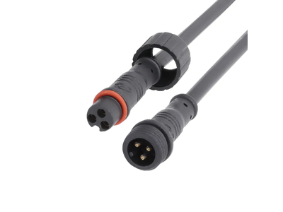 Aohua M12 Male to Female 4 Pin Plastic Power Waterproof Connector for LED Light