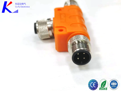 CE Certificate for M12 4pin T Type Splitter Connector