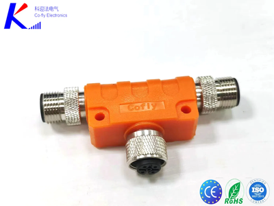 CE Certificate for M12 4pin T Type Splitter Connector