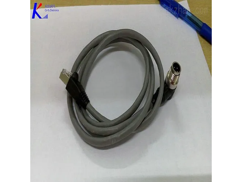D Coding RJ45 with M12 4 Pins Male Cable Connector