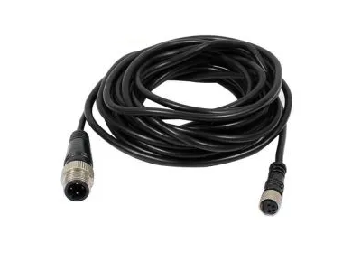 Double Ended Straight M12 4-Pin Waterproof Sensor Connector
