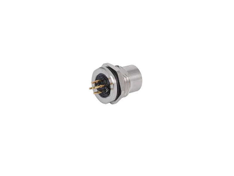 Industrial Adapter M12 a Code Male Female M12 4 Pin Circular Connector