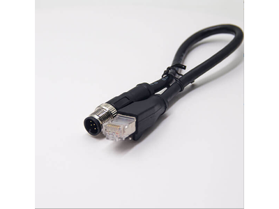 IP67 Waterproof Cable for Industrial PCB 4pin 8pin M12 to RJ45 Connector