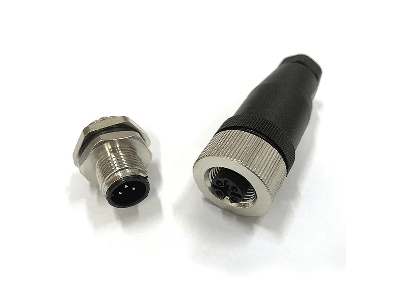 IP67 Waterproof M12 Sensor 4pin Female a Code Circular Cable Connector