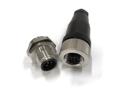 IP67 Waterproof M12 Sensor 4pin Female a Code Circular Cable Connector