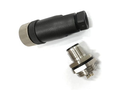 IP67 Waterproof M12 Sensor 4pin Female a Code Circular Cable Connector