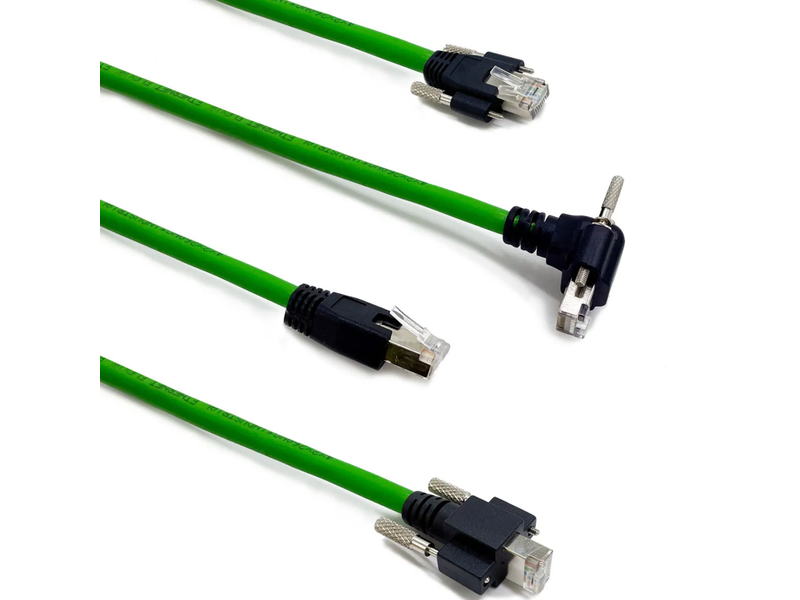 IP67 Waterproof to RJ45 Plug Cable with 4pin 8pin Male M12 Connector