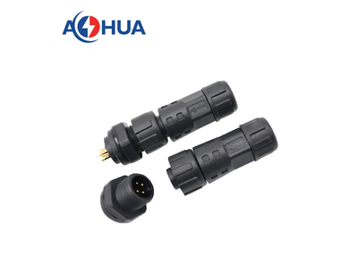 Junction Box Electrical Wire Panel Mount Male Female Waterproof M12 Connector 4 Pin