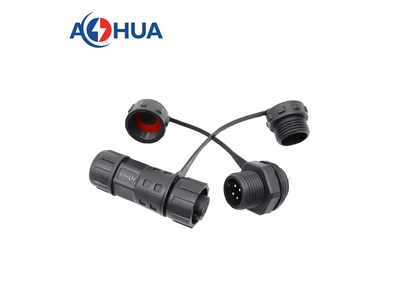 Junction Box Electrical Wire Panel Mount Male Female Waterproof M12 Connector 4 Pin