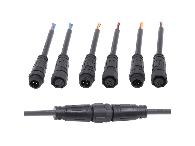 LED Lighting M12 2 3 4 Pin Power Male Female Circular Mini Waterproof Connector