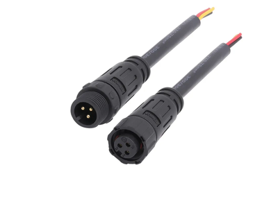 LED Lighting M12 2 3 4 Pin Power Male Female Circular Mini Waterproof Connector