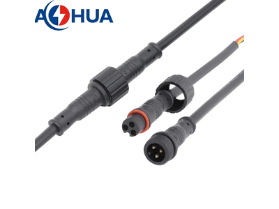 M12 4 Pin LED Cable Male Female Waterproof Wire Connector