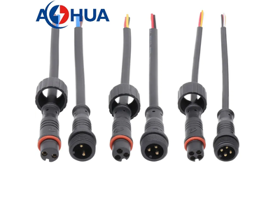 M12 4 Pin LED Cable Male Female Waterproof Wire Connector