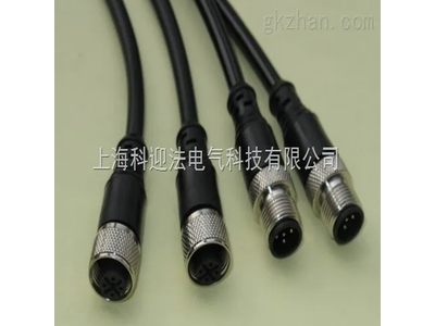 M12 4-Pin Straight Female Cable Electrical Sensor Connector