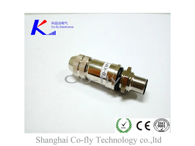 M12 4-Pin Straight Shielded Circular Plug Field Assembly Connector