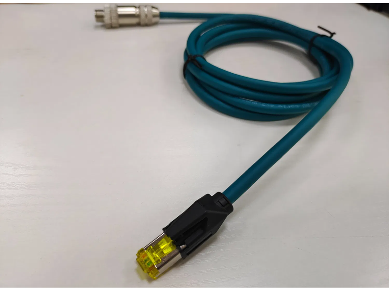M12 4 Pins with RJ45 Electrical Connector