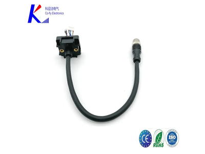 M12 4pin Male Connector with Wire Terminal