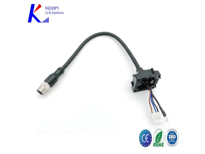 M12 4pin Male Connector with Wire Terminal