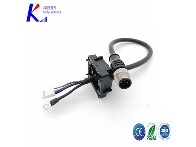 M12 4pin Male Connector with Wire Terminal