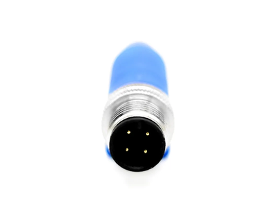 M12 4pin Male to Male Plastic Metal Waterproof IP67 Sensor Cable Connector Adapter