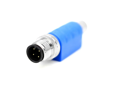 M12 4pin Male to Male Plastic Metal Waterproof IP67 Sensor Cable Connector Adapter