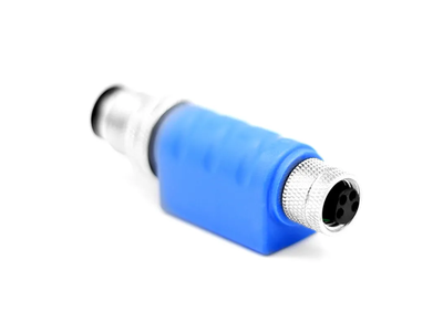 M12 4pin Male to Male Plastic Metal Waterproof IP67 Sensor Cable Connector Adapter