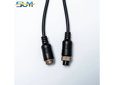 M12 Aviation 4 Pins Metal Injection Mold Waterproof Connector Harness