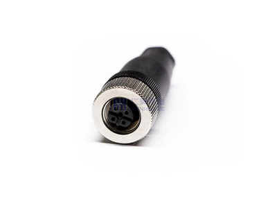 M12 B Code Plastic Electric Wire Connector