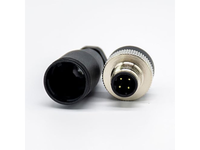 M12 Cable Connector Circular Waterproof Aviation Plug Field