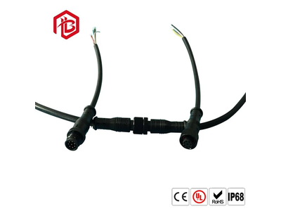 M12 Connector 4pin IP67 Male Female Extension Cables