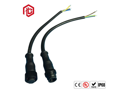 M12 Connector 4pin IP67 Male Female Extension Cables