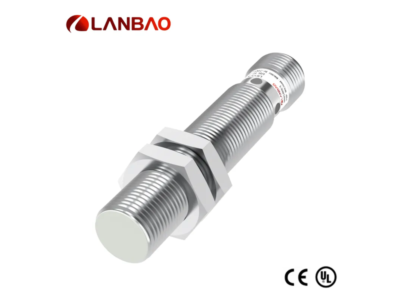 M12 Inductive Proximity Sensor Quasi-Flush 6mm NPN Connector IP67 CE UL