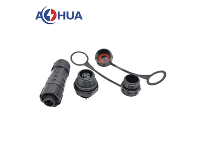 M12 Male Female 4 Pin Waterproof Connector for Panel Grow Lighting