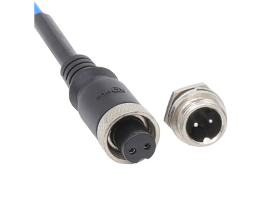 M12 Male Female Wire Electrical 4 Pin Aviation Connector