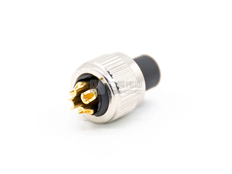 M12 Pin Cable Connector Phoenix Contact 4 Pin Metal Straight