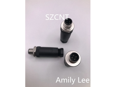 M12 Plastic 4pin Male a Code Connector