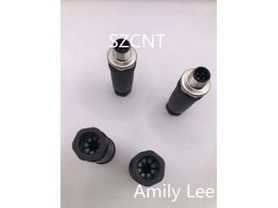 M12 Plastic 4pin Male a Code Connector