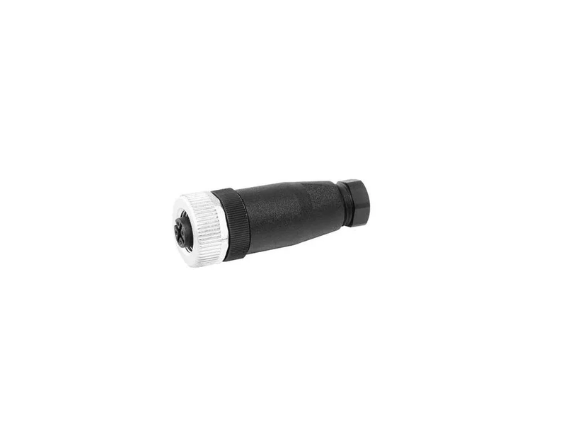 M12 Plastic Connector a Code Female Straight 4 Pin