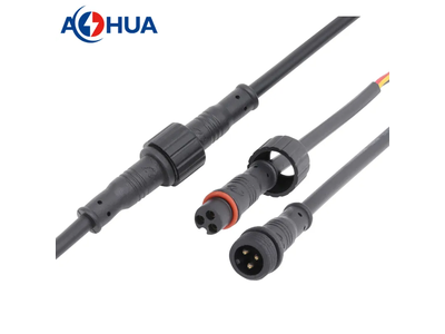 M12 PVC 2 3 4pin Male Female Waterproof RGB LED Connector