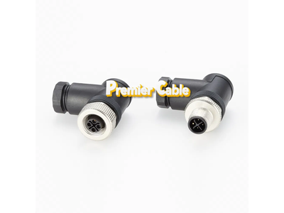 M12 S-Coding Power Circular Cable Connector
