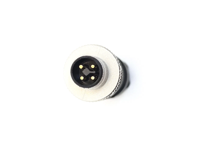 M12 T Coding Power Male Connector 4 Pin T Coded Straight Round Plug Connector