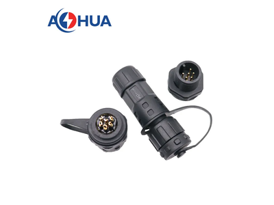 Mini M12 4 Pin Male Female Front Panel Mount Cable Waterproof Connector