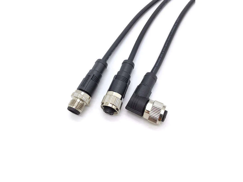 OEM Cable 4 Pin IP67 Waterproof PVC Wire Double-End M12 Connecto
