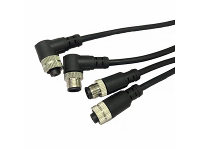 OEM Cable 4 Pin IP67 Waterproof PVC Wire Double-End M12 Connecto