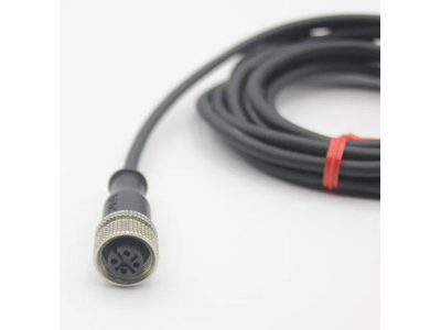 OEM M8, M12 Female Straight 4pin Connector Metal Cable Connector